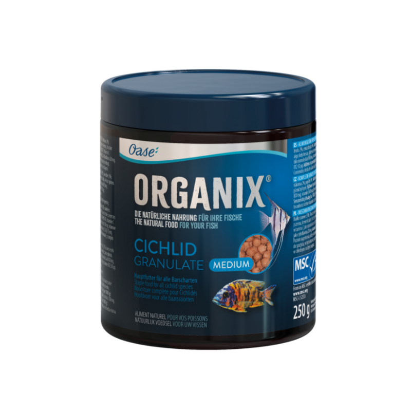 Корм для цихлид, ORGANIX Cichlid Granulate M 550 ml