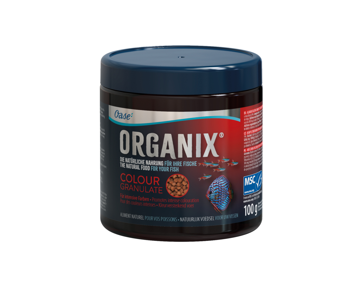 Корм для сохранения цвета всех рыб, ORGANIX Colour Granulate 250 ml