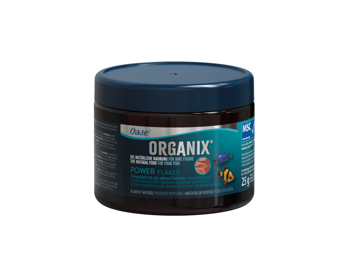 Корм для всех видов рыб, ORGANIX Power Flakes 150 ml