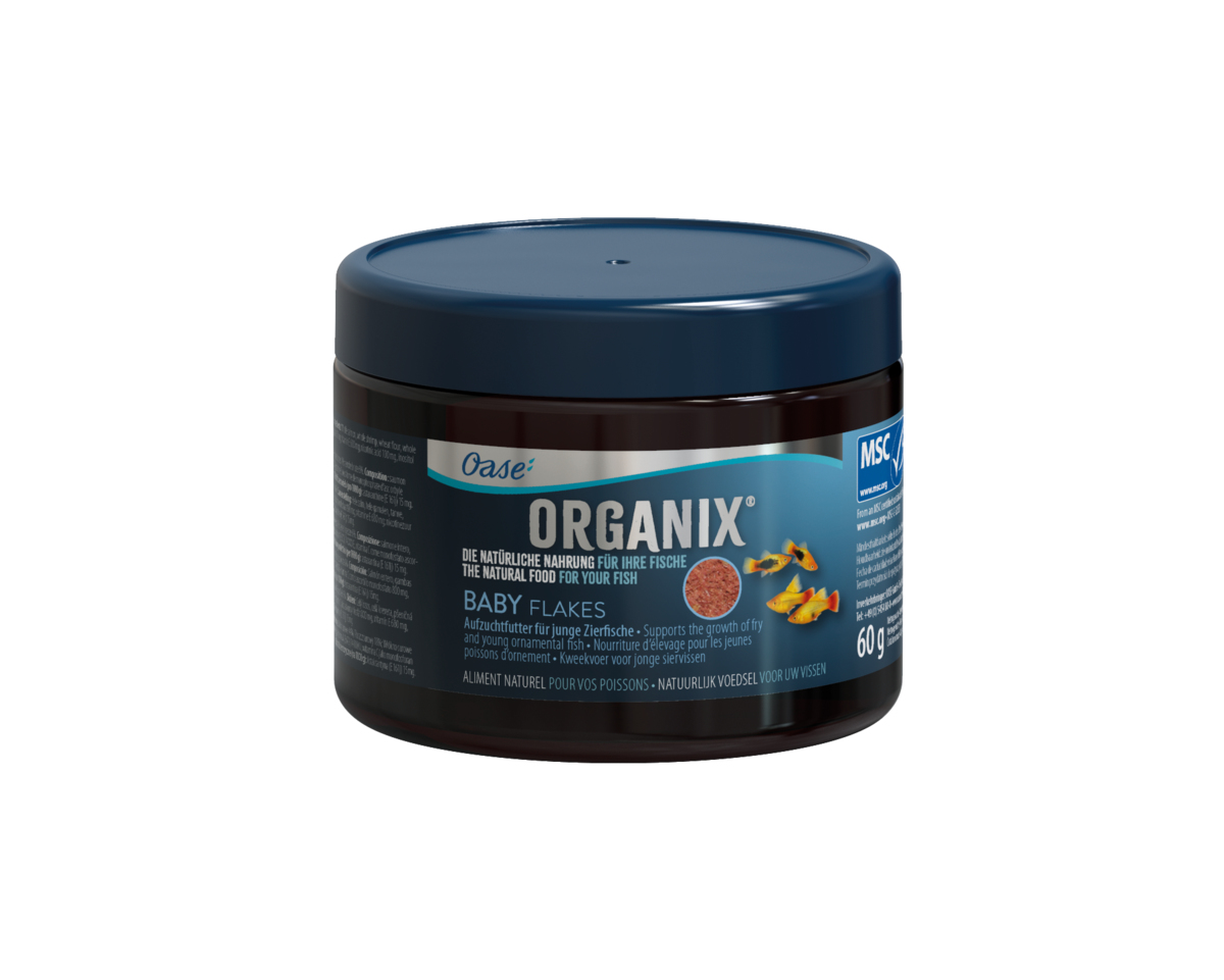 Корм для мальков и мелкой рыбы, ORGANIX  Baby Flakes 150 ml