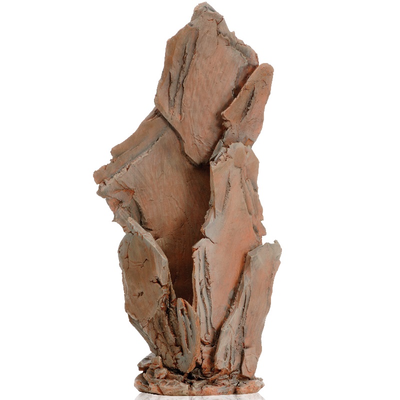 Декоративный элемент "Красный сланец", Slate stack ornament large red