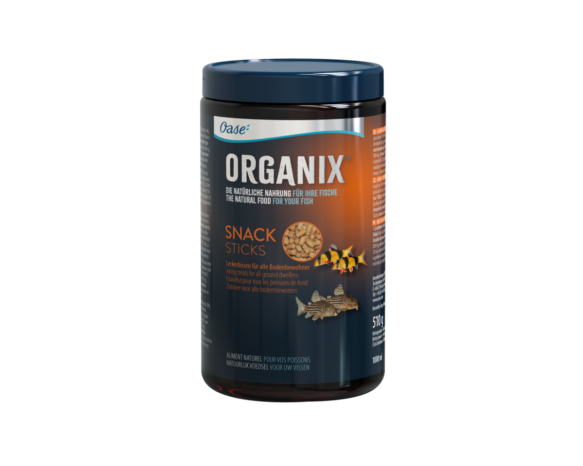 Корм для рыбы с высокими энергетическими потребностями, ORGANIX Snack Sticks 1000 ml 