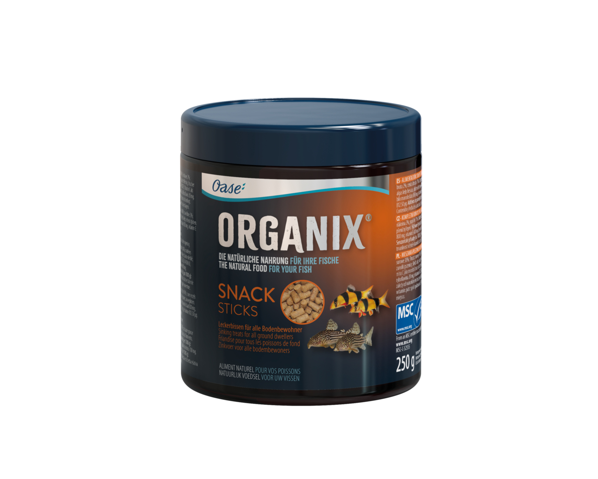 Корм для рыбы с высокими энергетическими потребностями, ORGANIX Snack Sticks 550 ml 