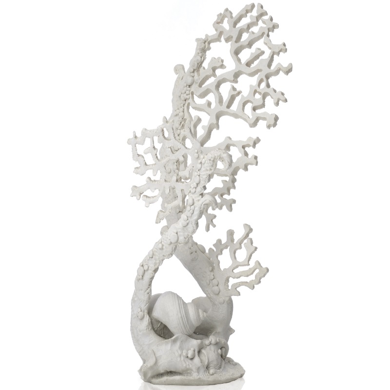 Декоративный элемент "Коралл", Fan coral ornament white