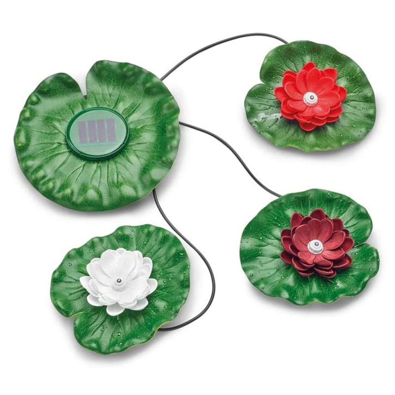 Плавающие лилии PondoSolar Lily LED Set 3