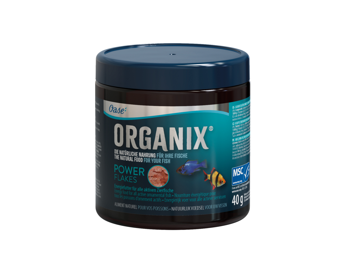 Корм для всех видов рыб, ORGANIX Power Flakes 250 ml
