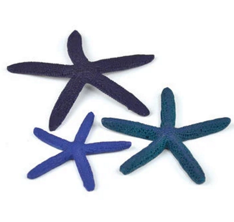 Набор синих морских звезд, Starfish set 3 blue