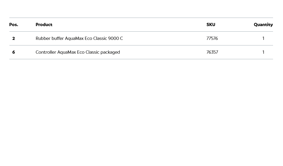 Насос Aquamax Eco Classic 9000 Control