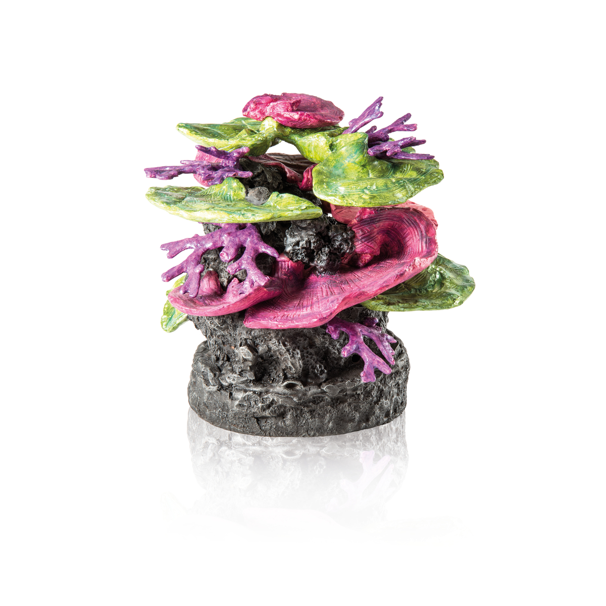 Декоративный элемент "Коралловый гребень", coral ridge ornament green-purple