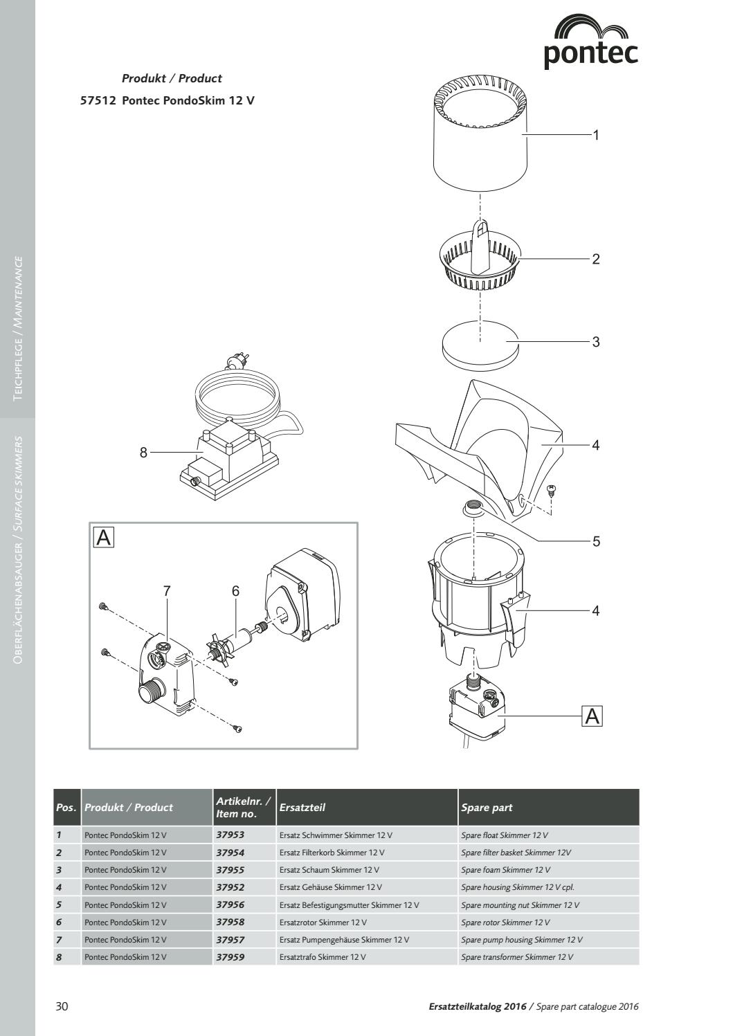 Скиммер PondoSkim 12 V