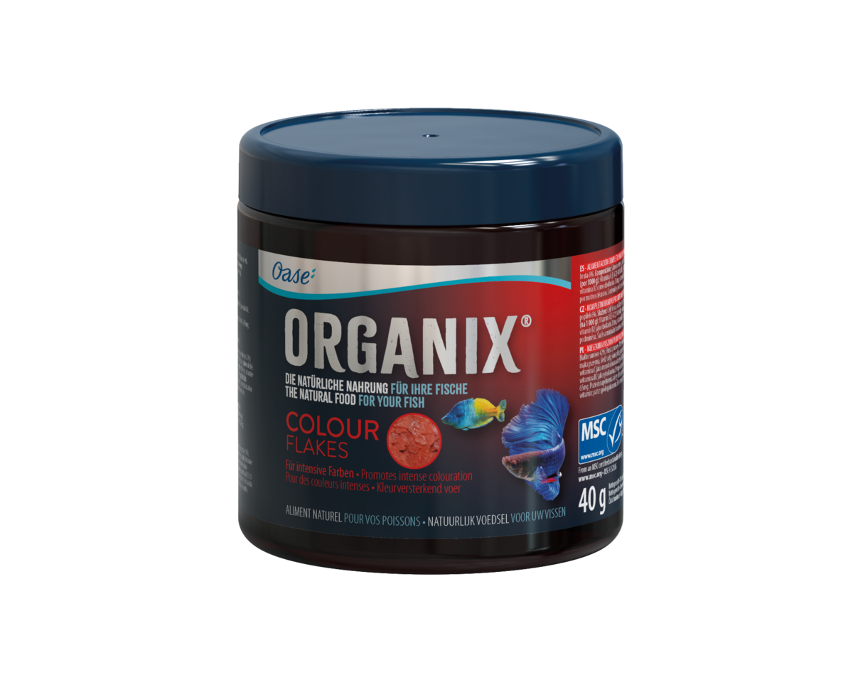 Корм для сохранения цвета всех рыб, ORGANIX Colour Flakes 250 ml 