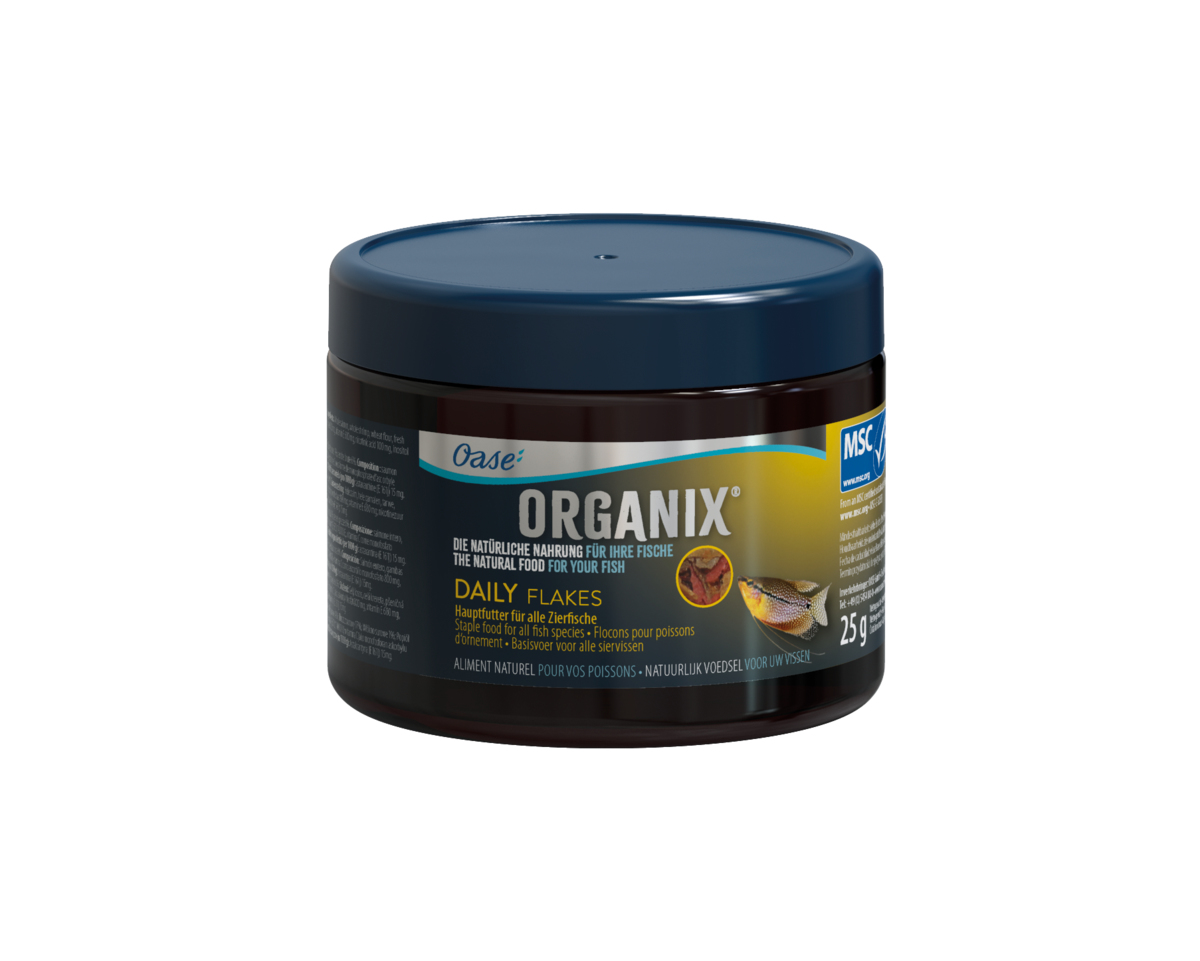 Корм для всех видов рыб, ORGANIX Daily Flakes 150 ml